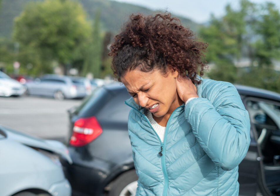 We Can Help Secure The Compensation You Deserve Person whiplashed after road traffic accident.